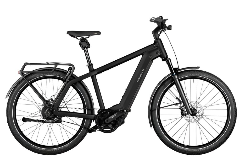 Alltag und Wochenendtour: Riese & Müller gehört für Michael Wiegel zu den wichtigsten Marken im Sortiment. Hier das Charger4 GT vario.